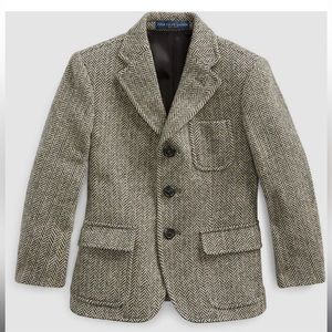Ralph Lauren kids herringbone blazer